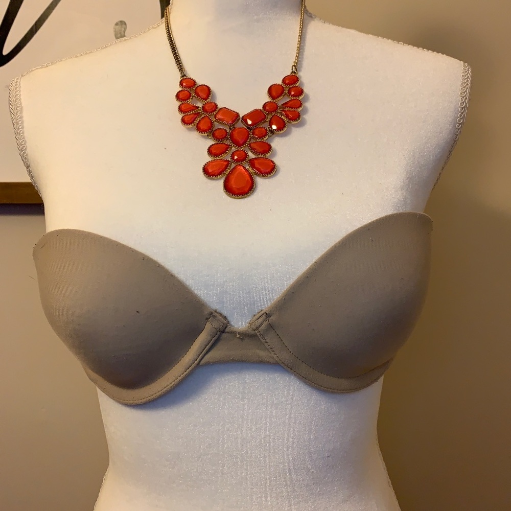 SOLD nude strapless bra